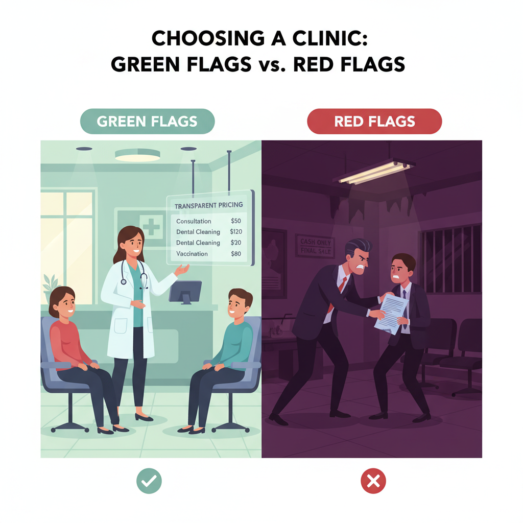 Green flags vs red flags when choosing a Korean skin clinic