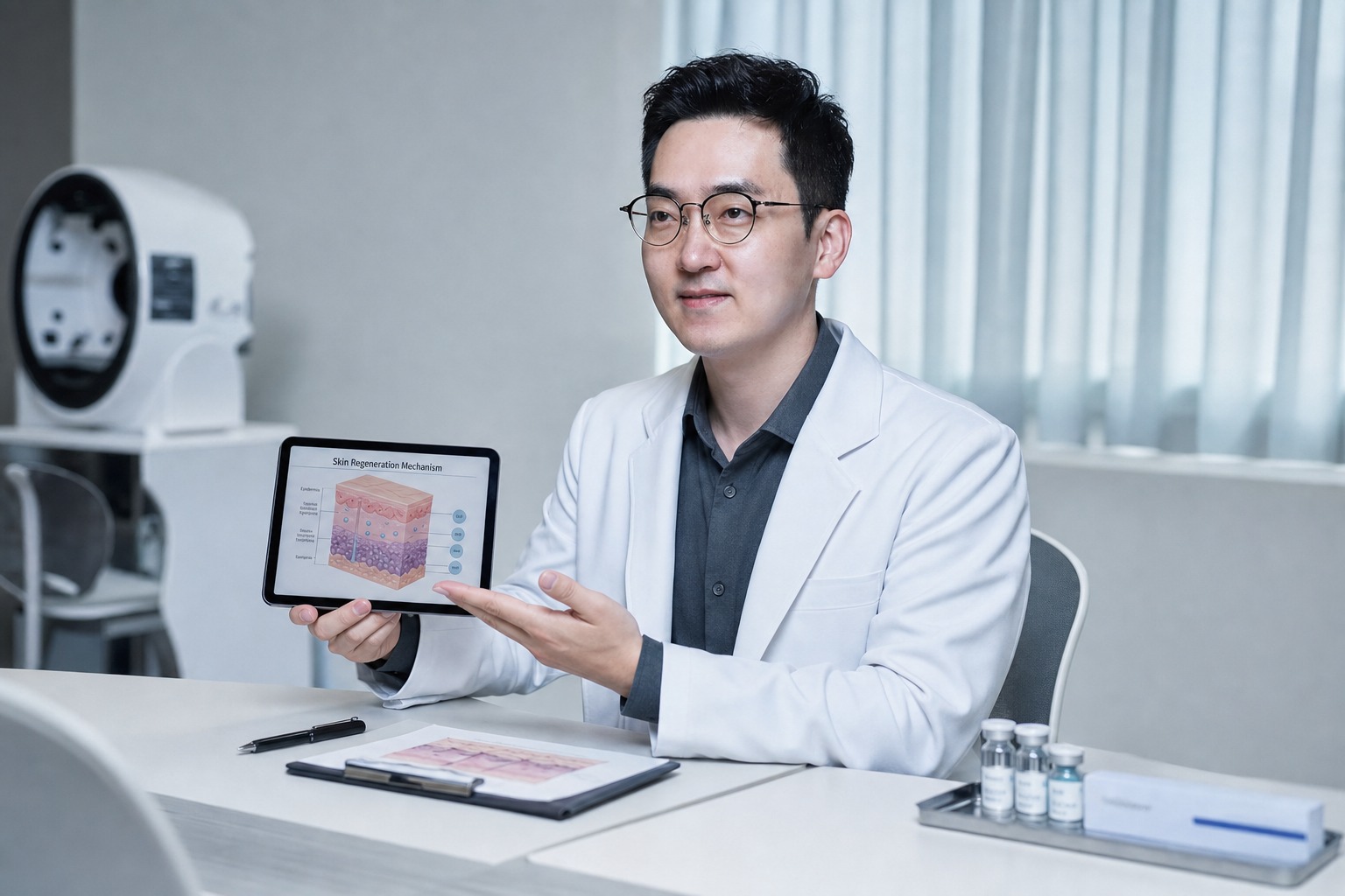 Dr. Jung Min Su at Link Plastic Surgery on regenerative skin boosters