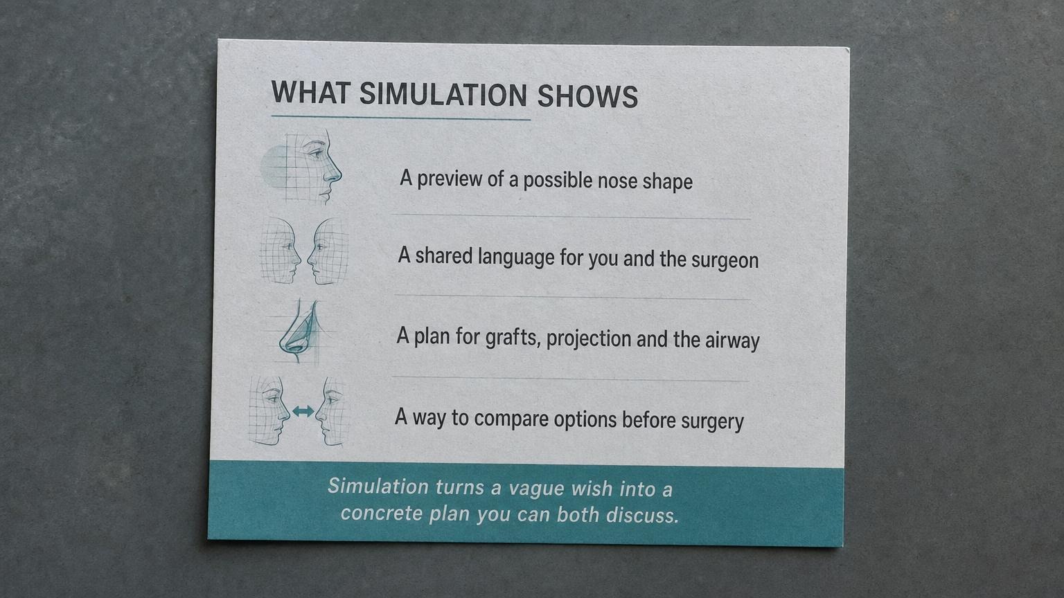 What 3D simulation shows: a preview, a shared plan, and graft and airway planning