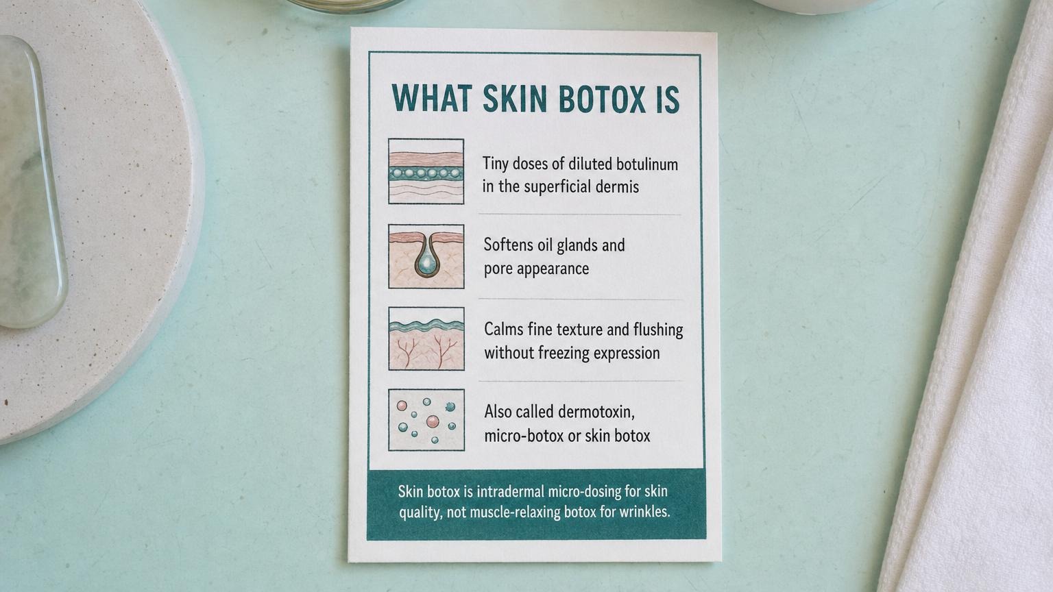 What skin botox is: intradermal micro-dosing for skin quality