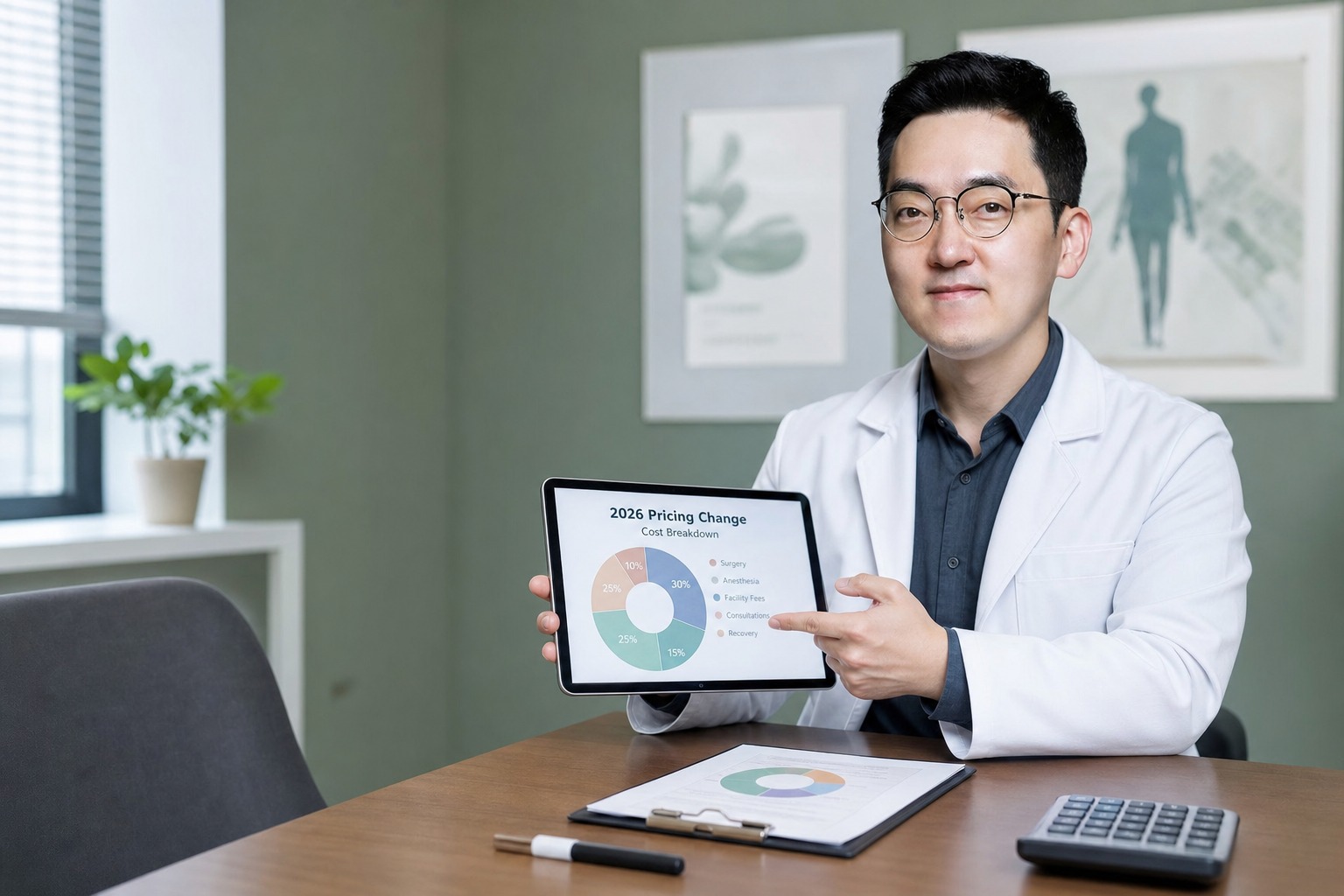 Dr. Jung Min Su at Link Plastic Surgery on transparent, current all-in pricing